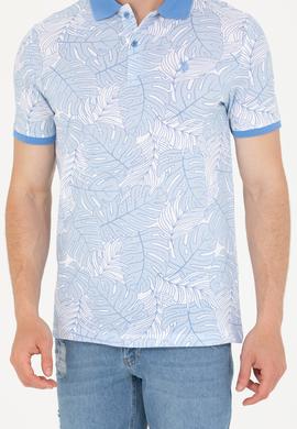 Erkek Kobalt Polo Yaka Tişört - 50276785037