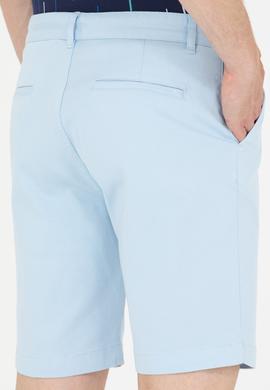 Erkek Açık Mavi Dokuma Şort - 50254441027