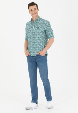 Erkek Haki Uzun Kollu Gömlek - 50248151036