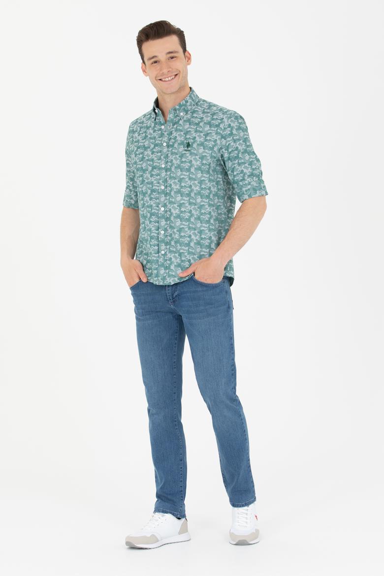 Erkek Haki Uzun Kollu Gömlek - 50248151036