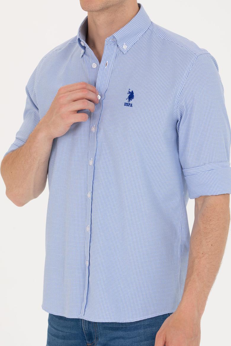 Erkek Mavi Uzun Kollu Gömlek - 50248123002