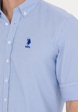 Erkek Mavi Uzun Kollu Gömlek - 50248123002