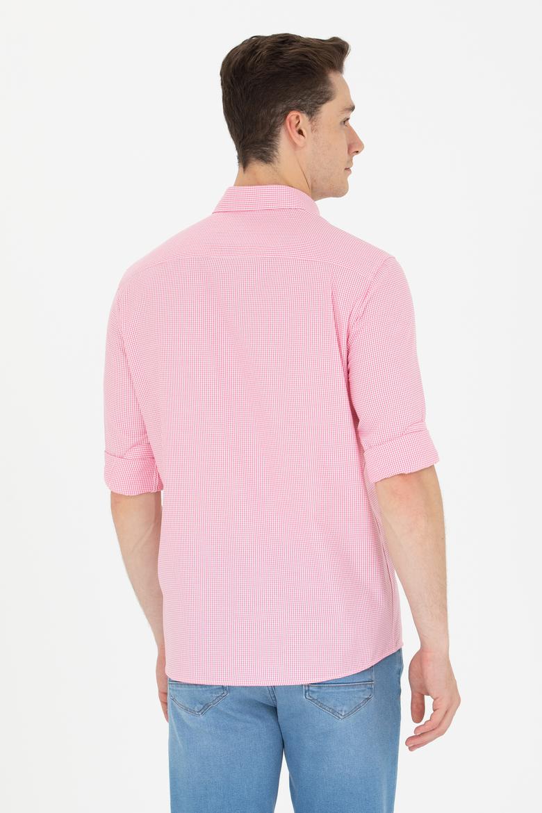 Erkek Pudra Uzun Kollu Gömlek - 50248123022