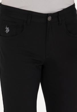 Erkek Siyah Kanvas Pantolon - 50260816025