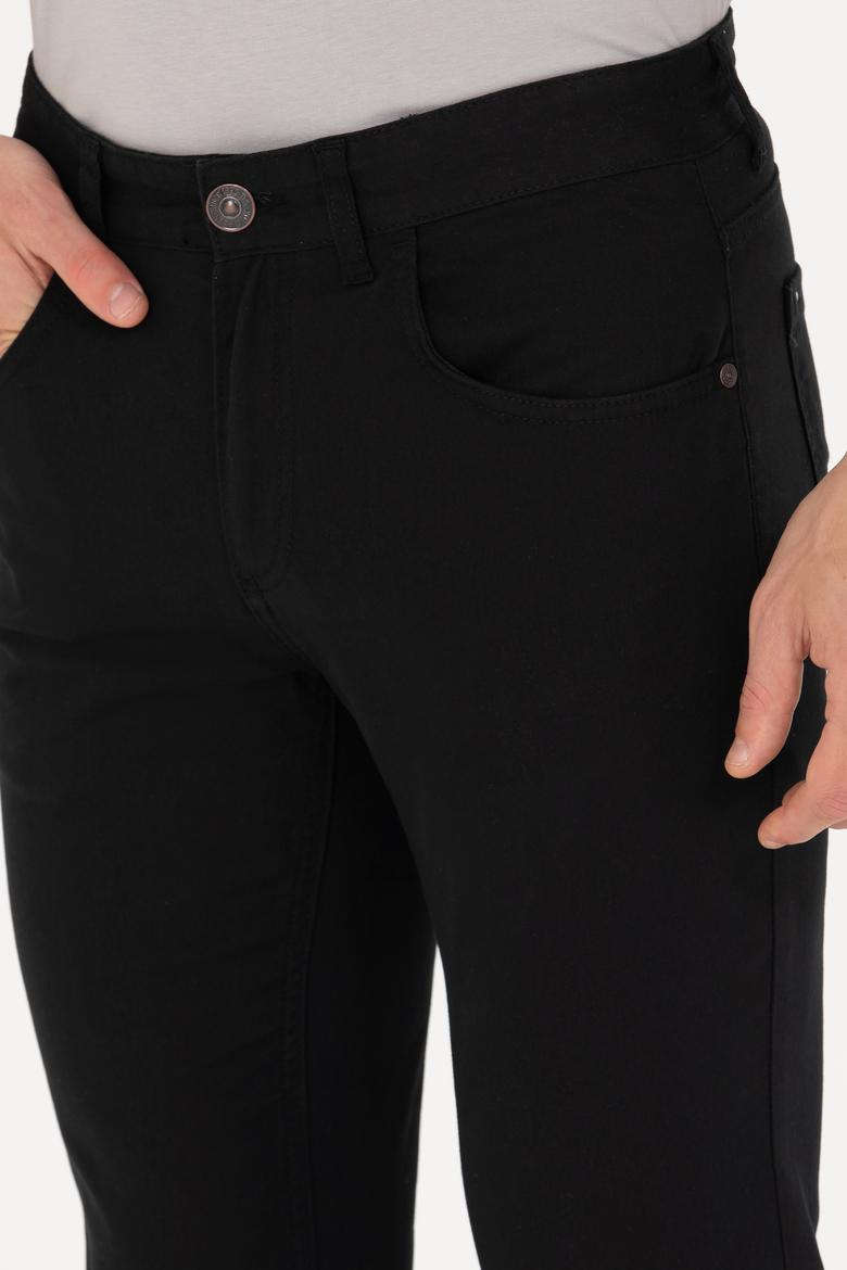 Erkek Siyah Kanvas Pantolon - 50260816025