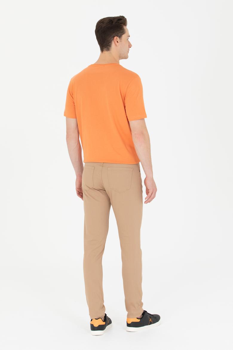 Erkek Camel Kanvas Pantolon - 50260816003