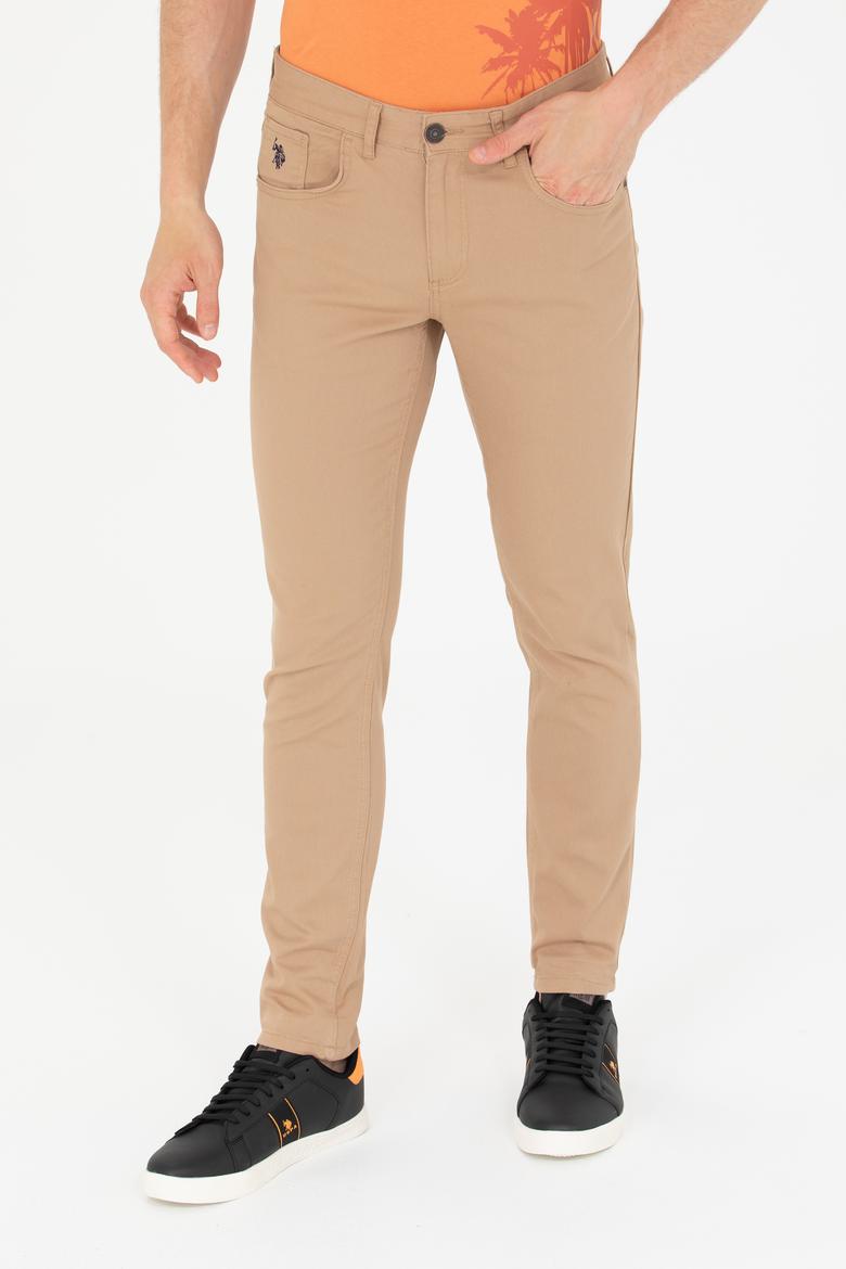 Erkek Camel Kanvas Pantolon - 50260816003