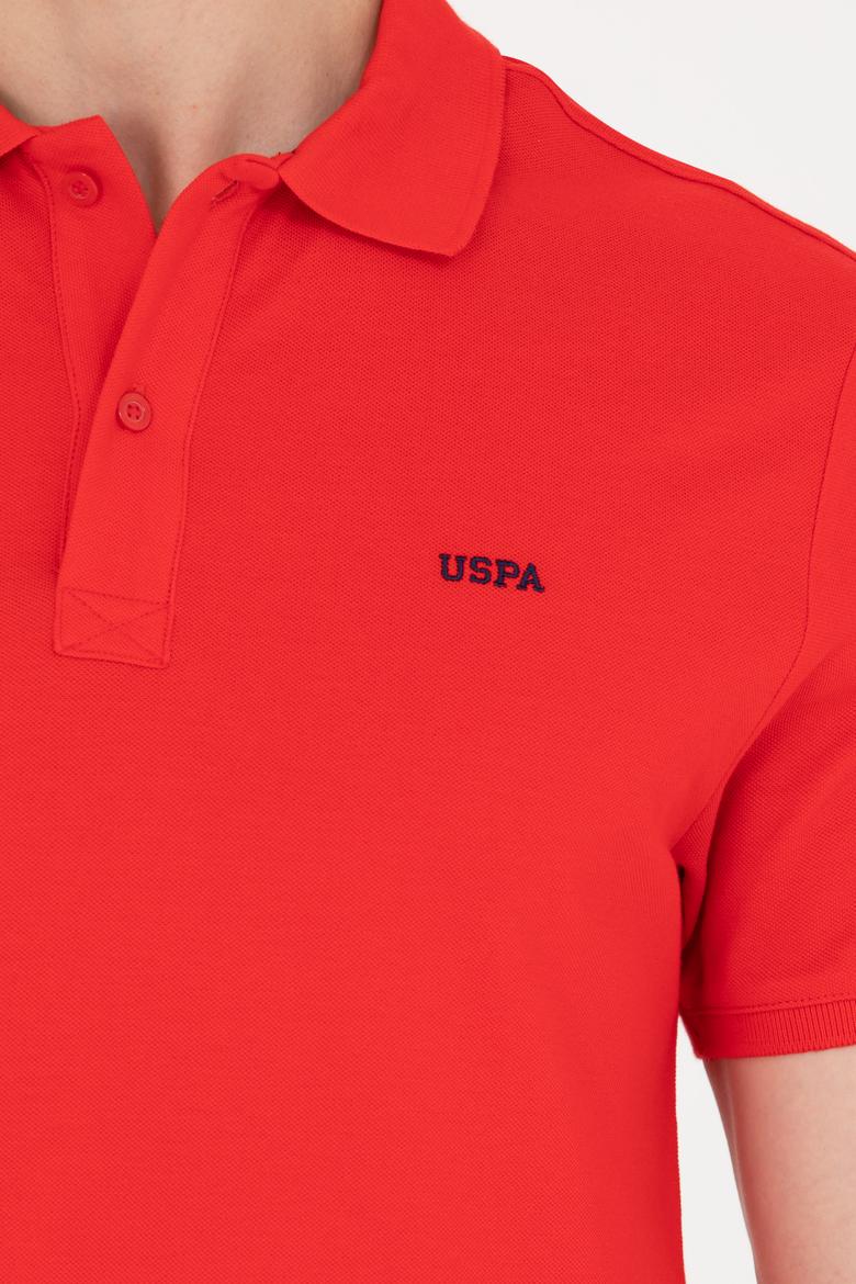 Erkek Kırmızı Basic Polo Yaka Tişört - 50264892188