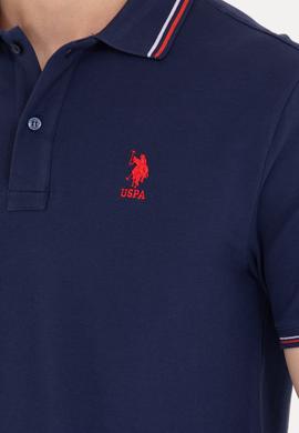 Erkek Lacivert Basic Polo Yaka Tişört - 50264906043