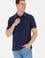 Erkek Lacivert Basic Polo Yaka Tişört