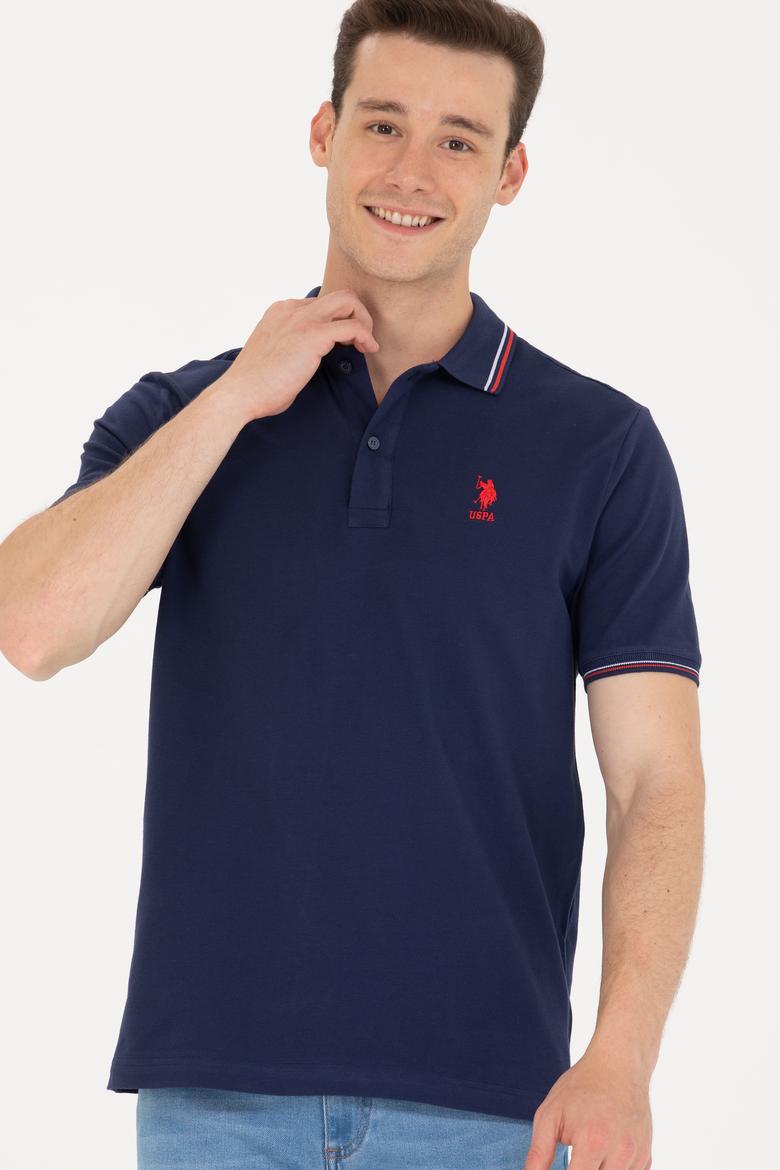 Erkek Lacivert Basic Polo Yaka Tişört - 50264906043