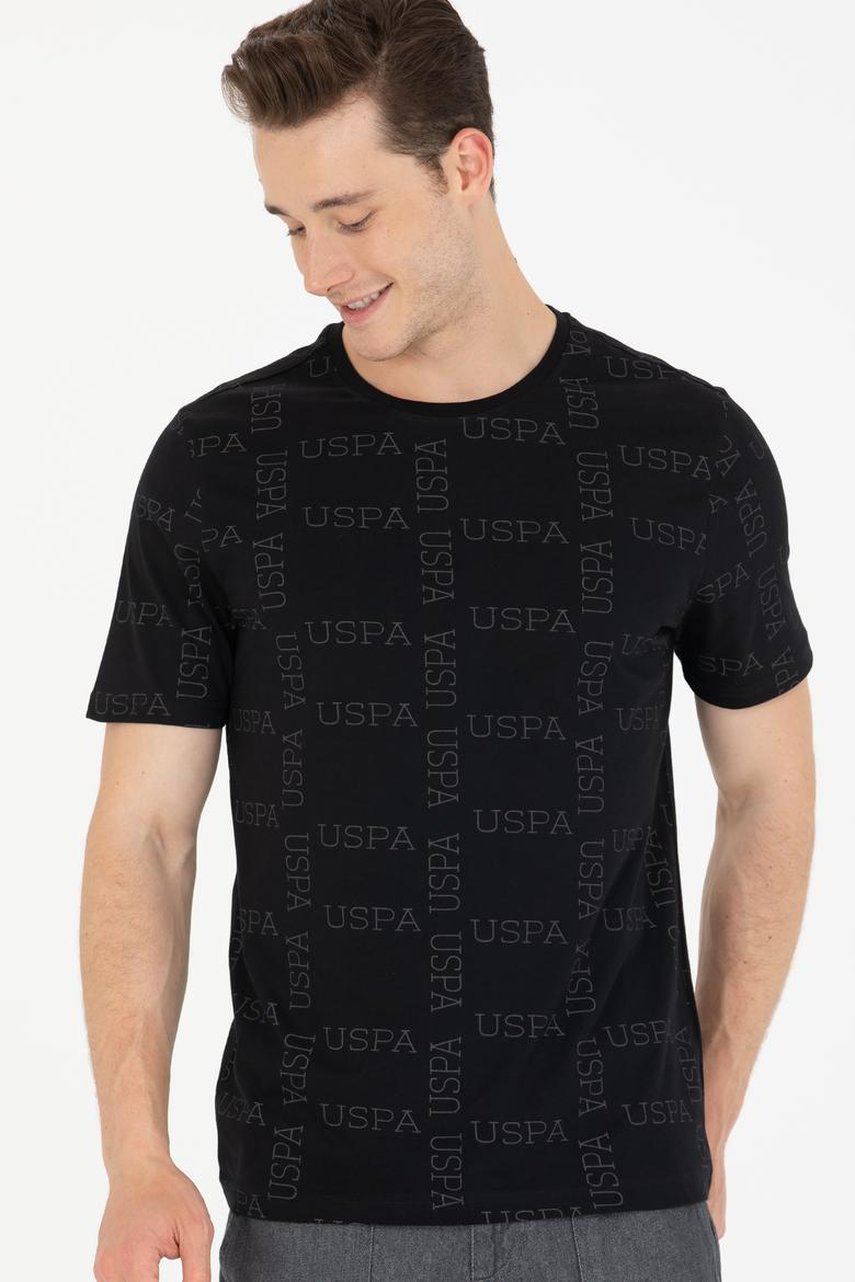 Erkek Siyah Bisiklet Yaka Tişört - 50264952028