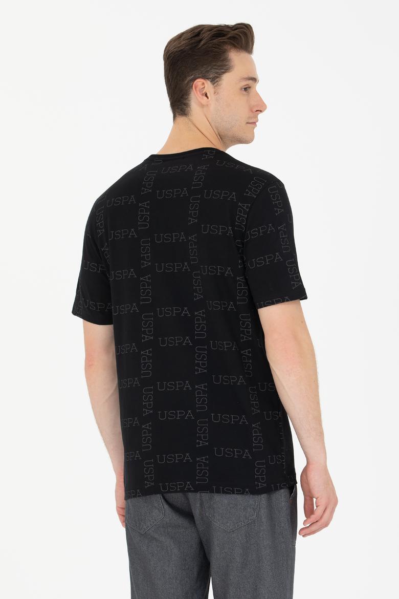 Erkek Siyah Bisiklet Yaka Tişört - 50264952028