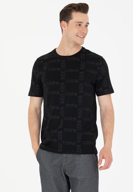 Erkek Siyah Bisiklet Yaka Tişört - 50264952028