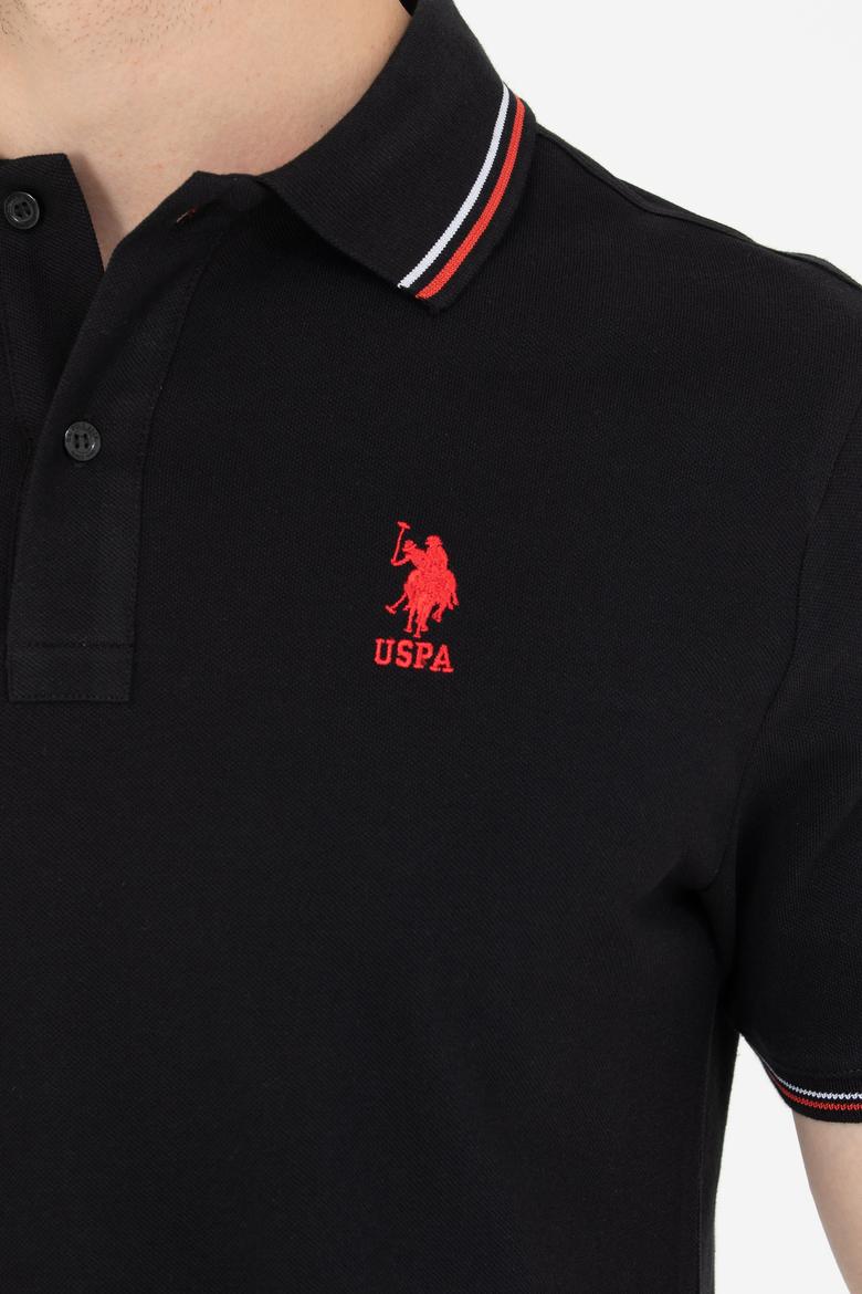 Erkek Siyah Basic Polo Yaka Tişört - 50264906099