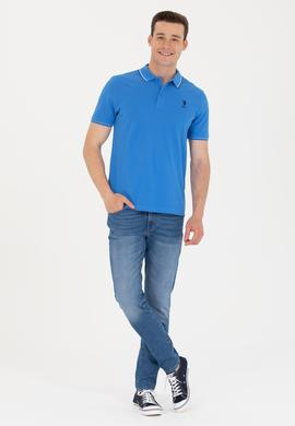 Erkek Saks Basic Polo Yaka Tişört - 50264906087