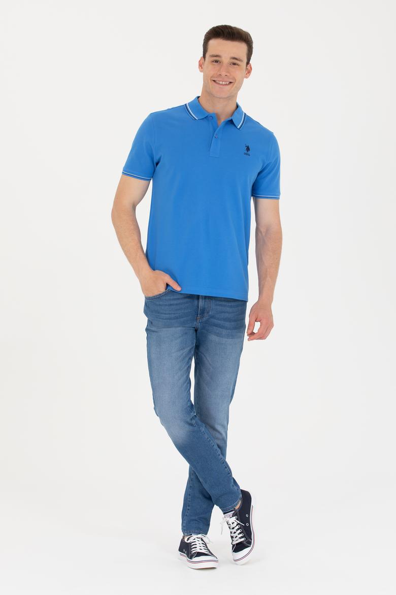 Erkek Saks Basic Polo Yaka Tişört - 50264906087