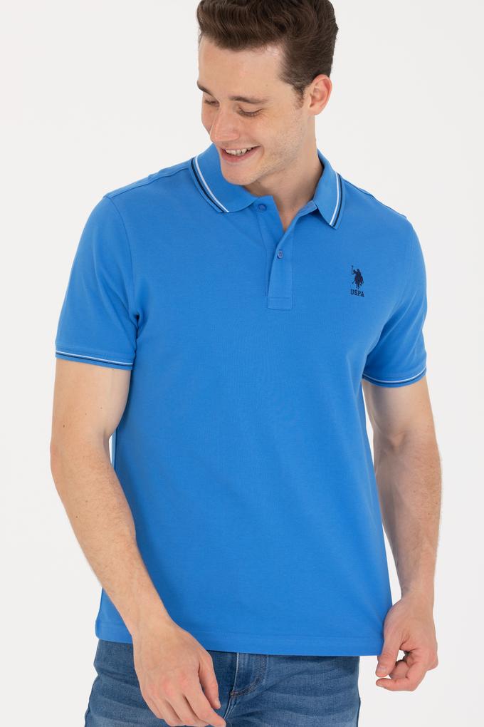 Erkek Saks Basic Polo Yaka Tişört