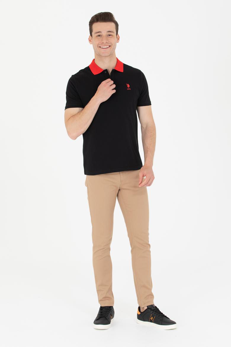 Erkek Siyah Polo Yaka Tişört - 50264895031