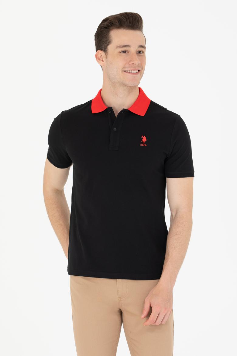 Erkek Siyah Polo Yaka Tişört