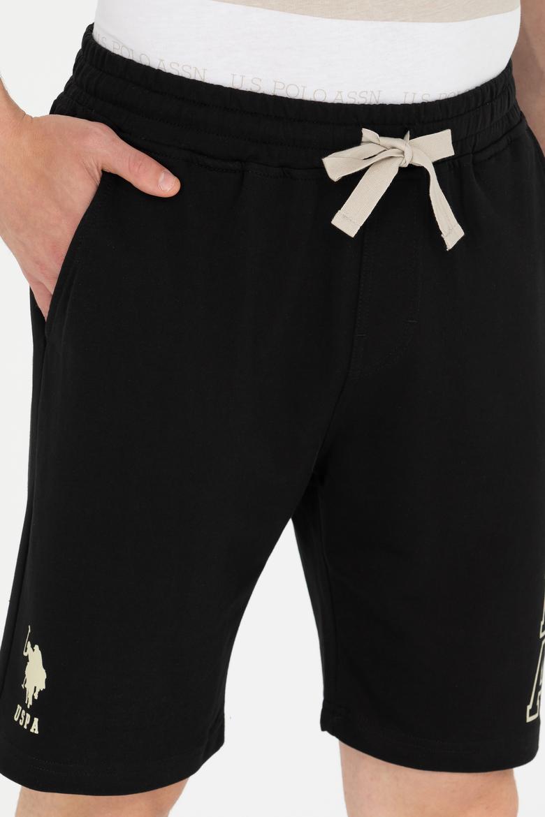 Erkek Siyah Örme Şort - 50265070026