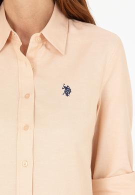 Kadın Camel Uzun Kollu Basic Gömlek - 50266361043