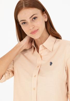 Kadın Camel Uzun Kollu Basic Gömlek - 50266361043