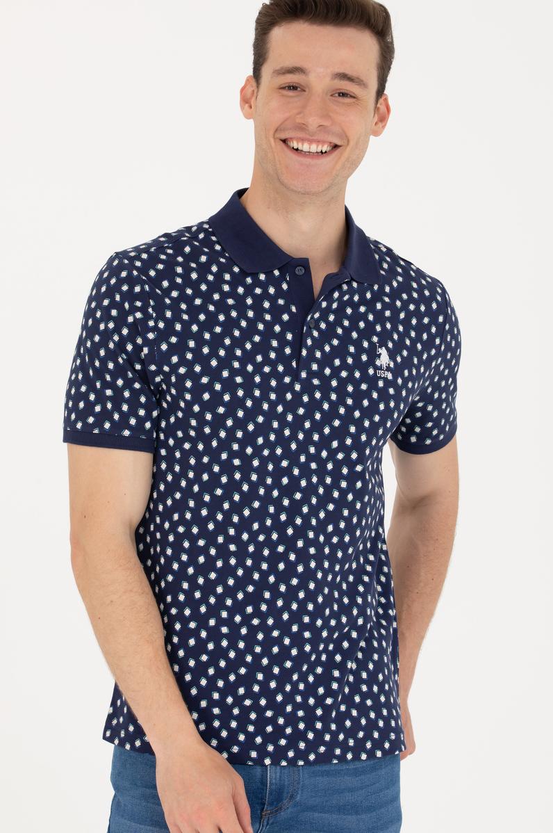 Erkek Lacivert Polo Yaka Tişört