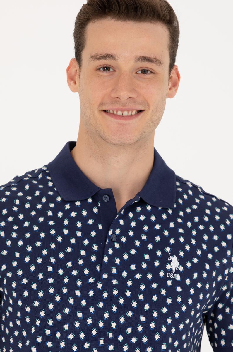 Erkek Lacivert Polo Yaka Tişört