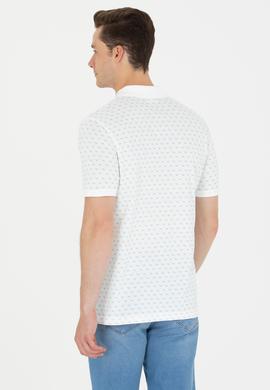 Erkek Beyaz Polo Yaka Tişört - 50265023026