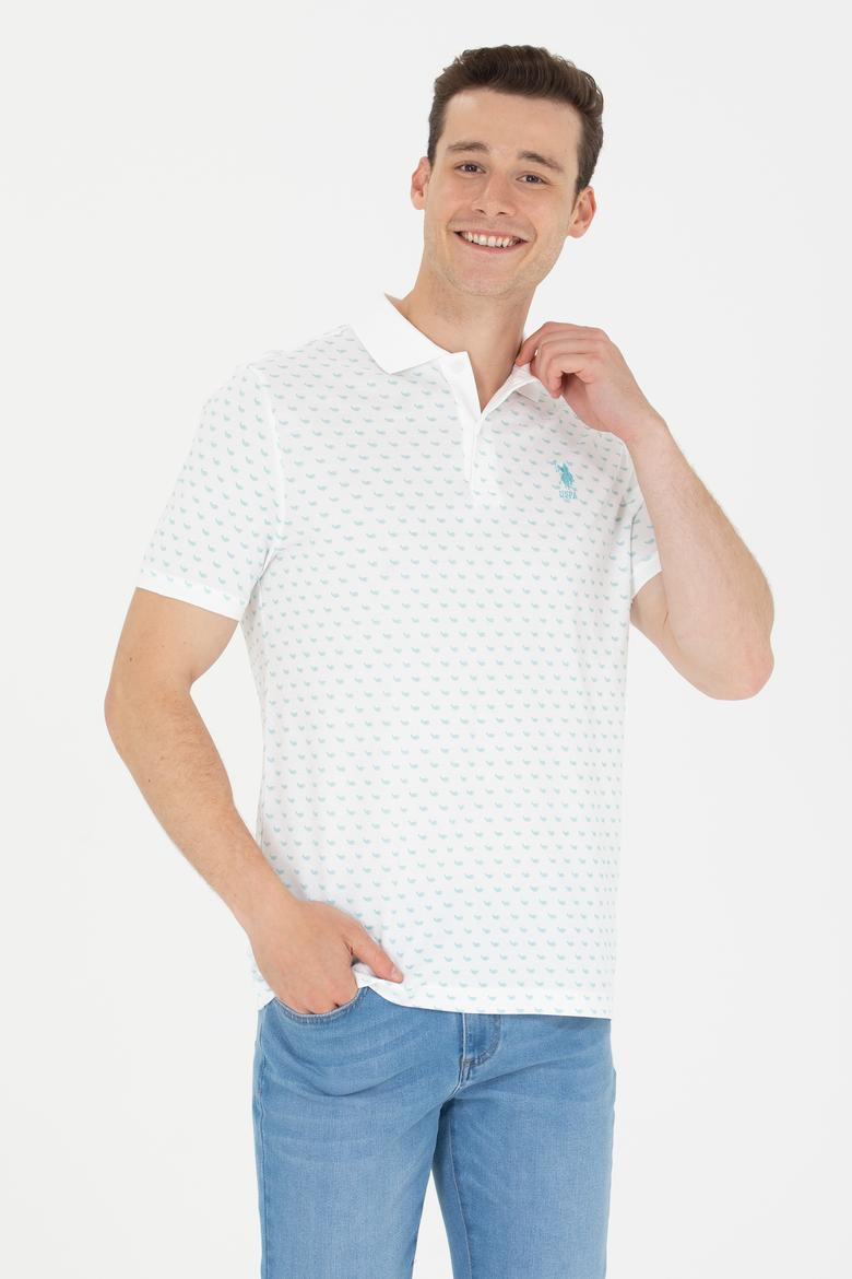 Erkek Beyaz Polo Yaka Tişört - 50265023026