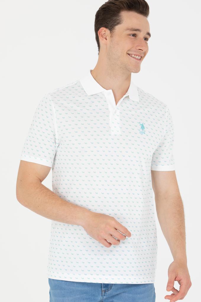 Erkek Beyaz Polo Yaka Tişört