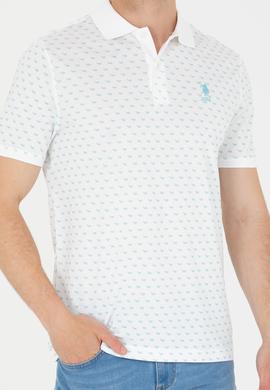 Erkek Beyaz Polo Yaka Tişört - 50265023026