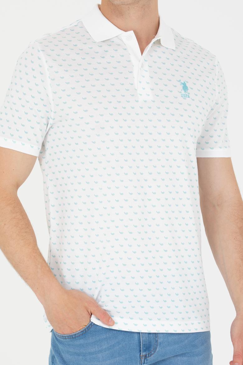 Erkek Beyaz Polo Yaka Tişört - 50265023026