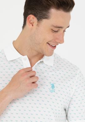 Erkek Beyaz Polo Yaka Tişört - 50265023026