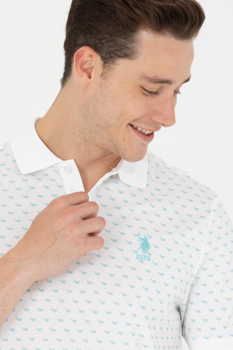 Erkek Beyaz Polo Yaka Tişört - 50265023026