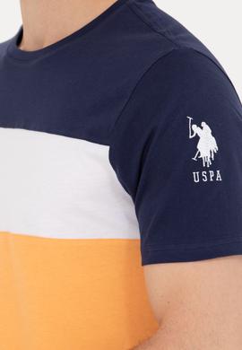 Erkek Turuncu Bisiklet Yaka Tişört - 50264953030