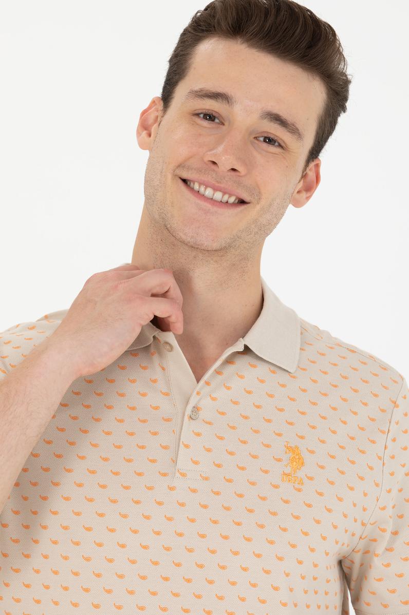 Erkek Taş Polo Yaka Tişört