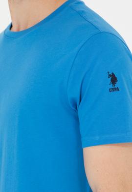 Erkek Saks Basic Bisiklet Yaka Tişört - 50264916096