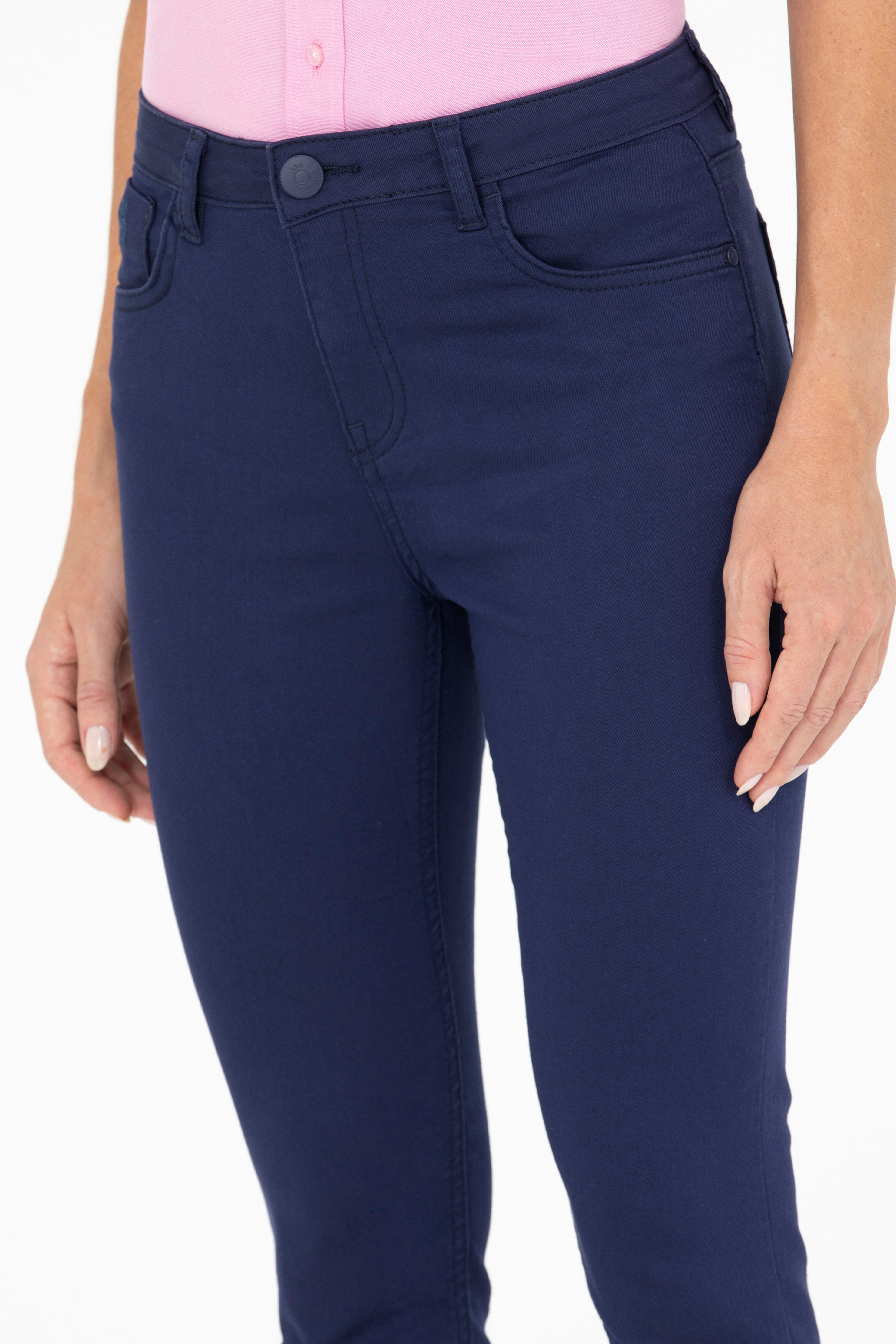 Kadın Lacivert Toothpick Fit Pantolon