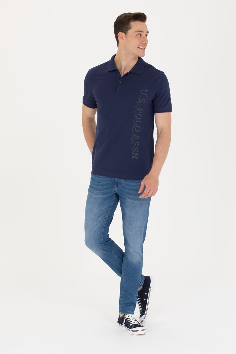 Erkek Lacivert Polo Yaka Tişört - 50265068006