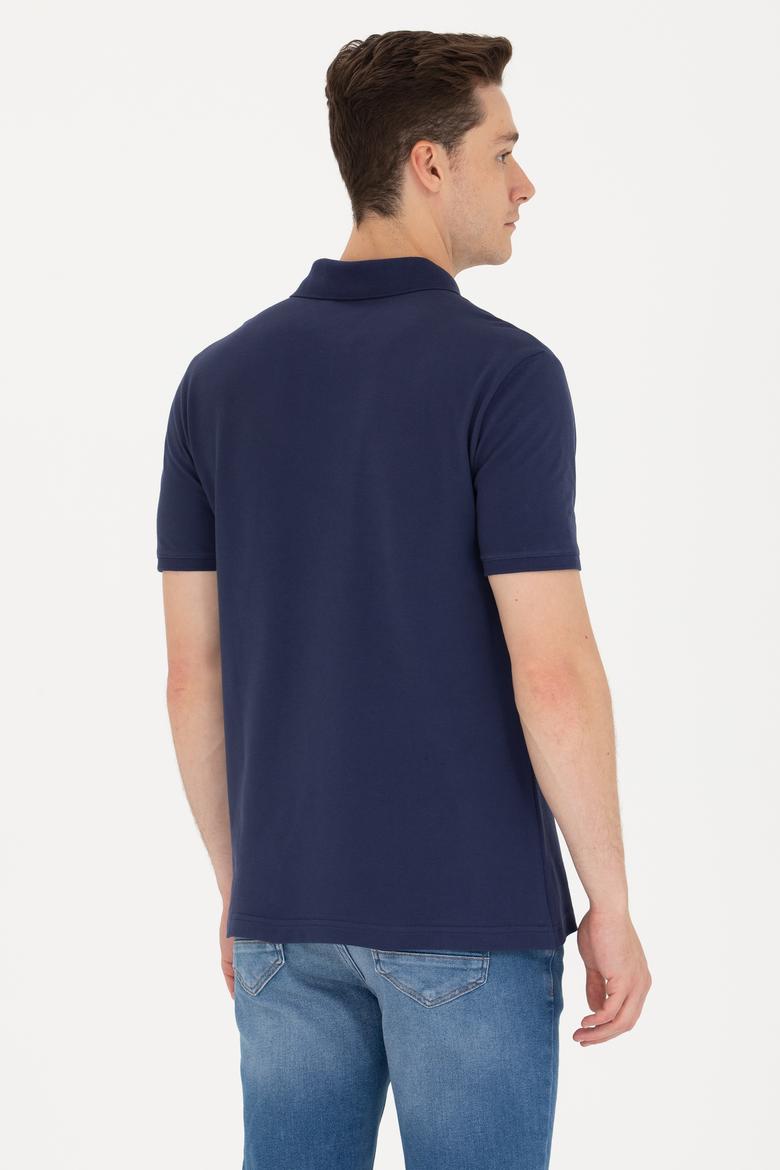 Erkek Lacivert Polo Yaka Tişört - 50265068006