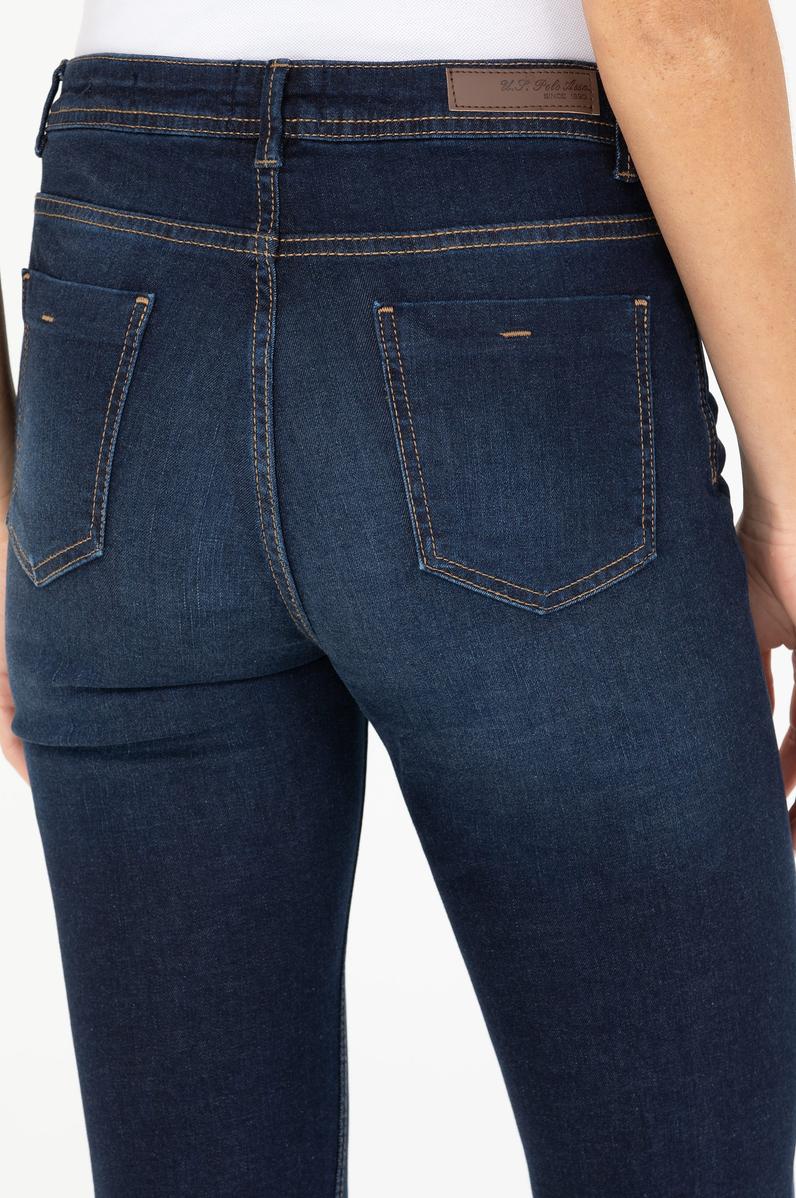 Kadın Koyu Mavi Skinny Fit Jean Pantolon