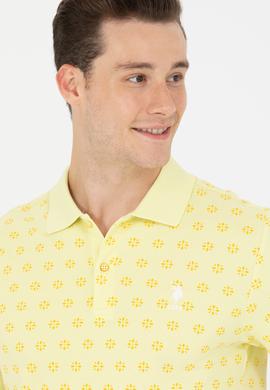 Erkek Açık Sarı Polo Yaka Tişört - 50265067057