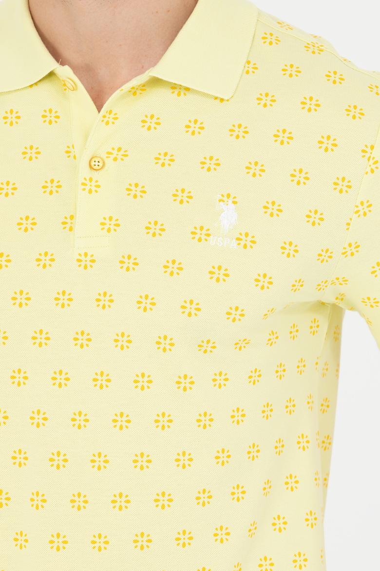 Erkek Açık Sarı Polo Yaka Tişört - 50265067057