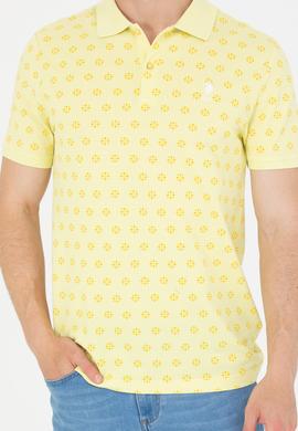 Erkek Açık Sarı Polo Yaka Tişört - 50265067057