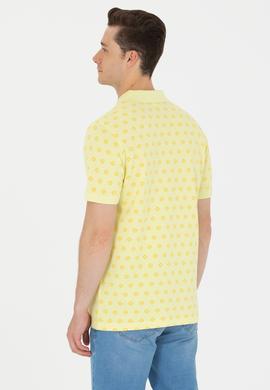 Erkek Açık Sarı Polo Yaka Tişört - 50265067057