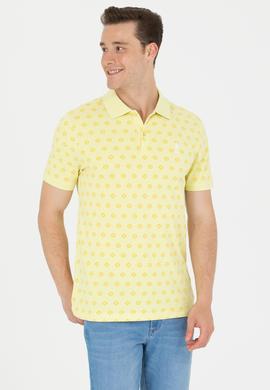 Erkek Açık Sarı Polo Yaka Tişört - 50265067057