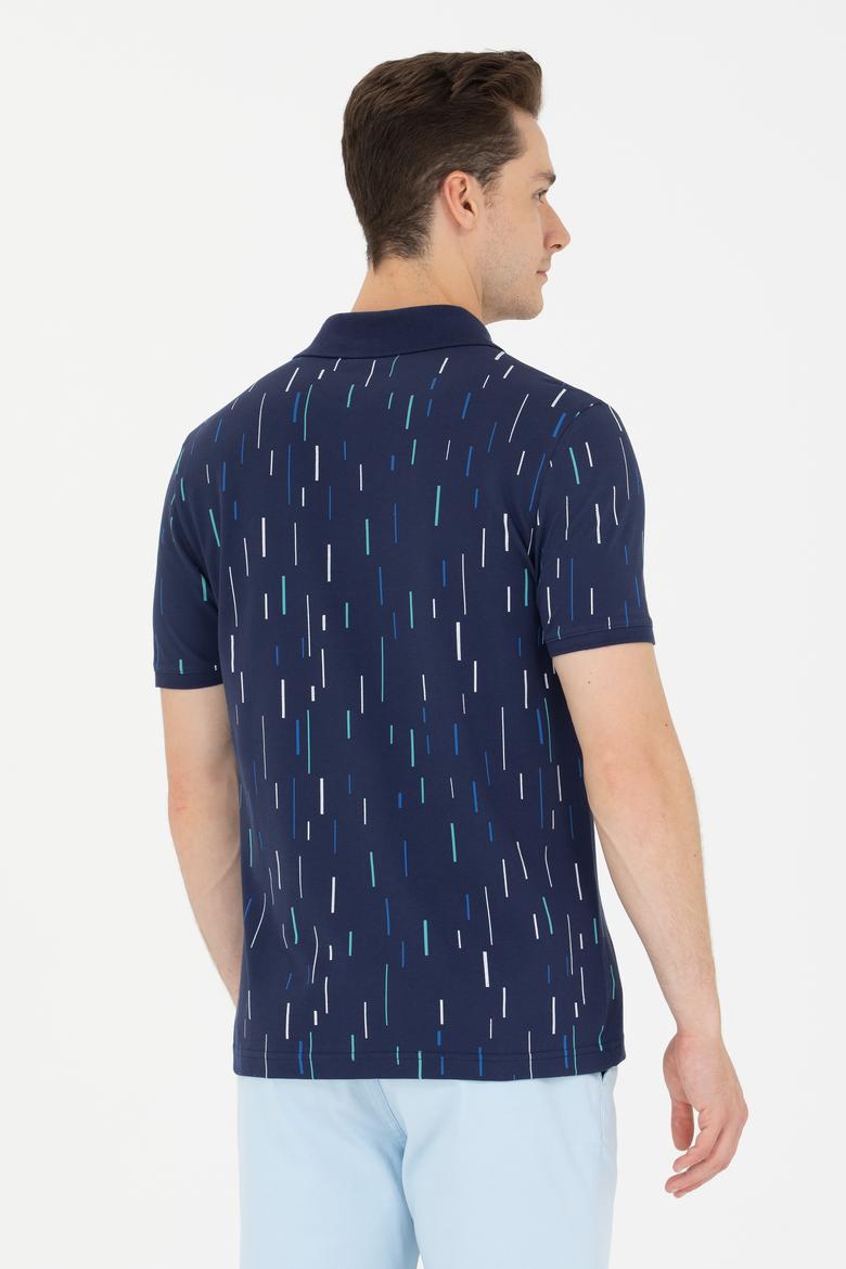 Erkek Lacivert Polo Yaka Tişört - 50264985007