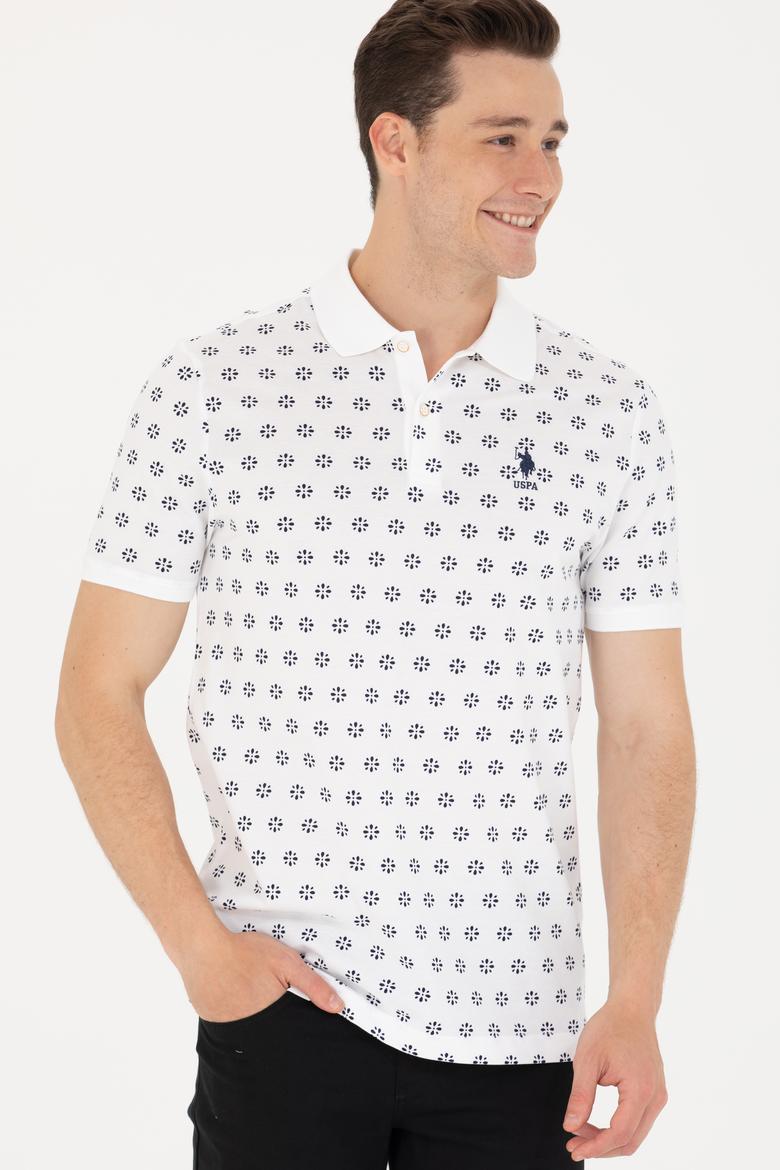 Erkek Beyaz Polo Yaka Tişört - 50265067019